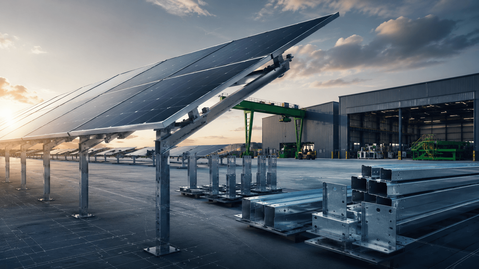 Utility-Scale Solar Structures